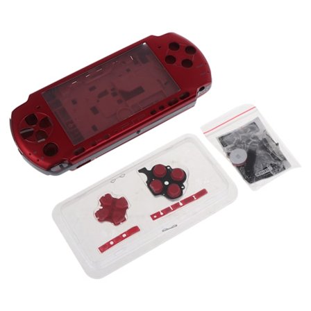 Slitesterk Full for Case for PSP3000 Spillkonsoll Spilltilbehør Slitesterk PC for Shell med knapper Bytt ut hus