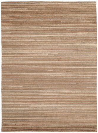 Tapis De Laine Uni Mazic Beige/Marron Oeko-Tex