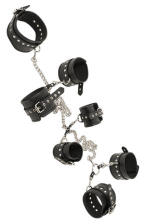 Komplett Bondage Fengsel i Lær - Vuxen.no - pisker, bondage, tau, teip, klemmer, halsbånd, kilere, gags, seler & fetish.