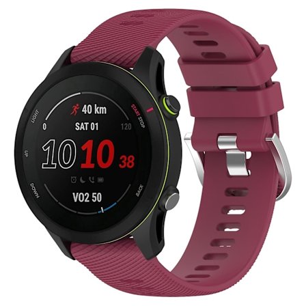 Vinröd Mjukt Silikon Armbandsur Kompatibelt med Xiaomi Mi Watch S1