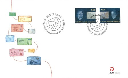 Grønland - Europa 2008 - Førstedagskuvert