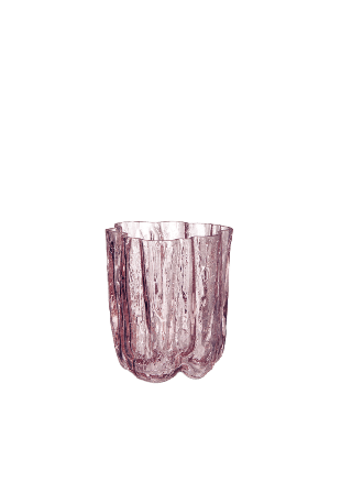 Kosta Boda Crackle Vase 121mm Vaser Rosa ONESIZE