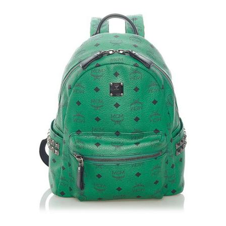 MCM Pre-owned, Backpacks Groen, unisex, Maat:ONE Size