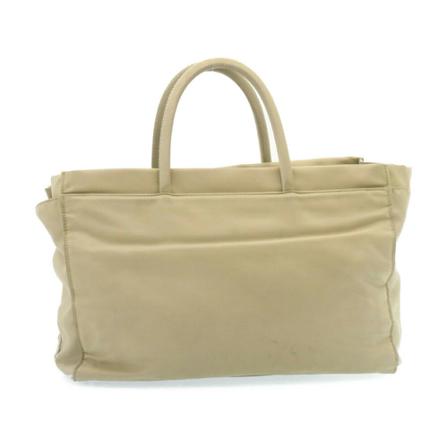 Prada Vintage, Pre-owned Handbag Beige, Dames, Maat:ONE Size,nylon