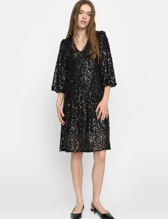 Soft Rebels Sraudrey Dress - Black - XS