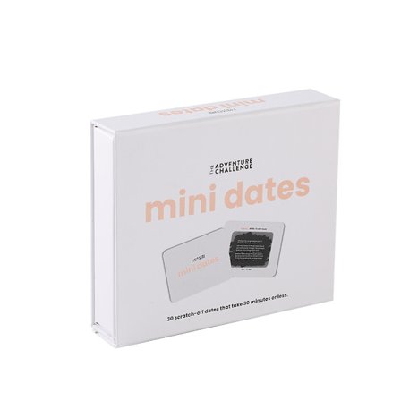 Adventure Challenge Mini Dates Mini Dates Par-Spil Skrabekort Bordspil Engelsk Version