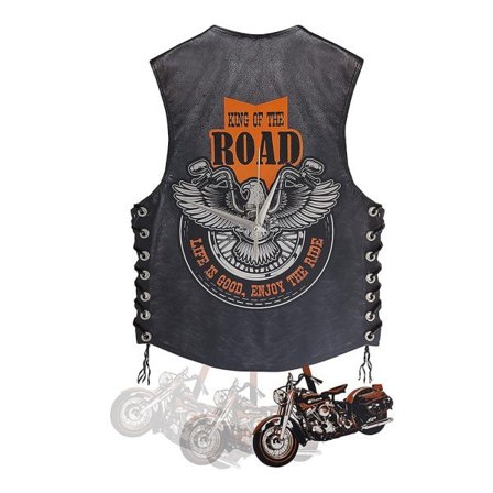 Motorsykkelgaver Harley-Davidson Veggklokker Pendelklokke Veggdekorasjoner Gave til Ektemann og Kone B