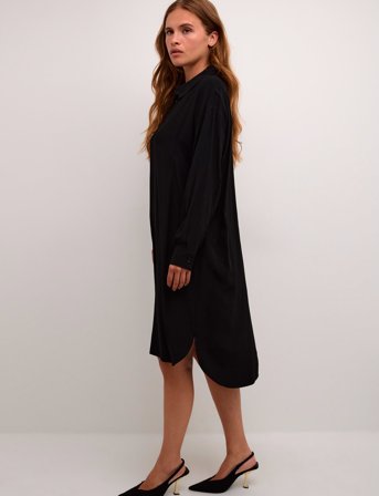 Karen By Simonsen Ajanakb Solid Long Shirt - Black - XXS
