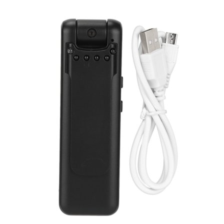 Mini stemme- og videoopptaker 1080P nattsyn strømvisning minikamera for rettshåndhevelse