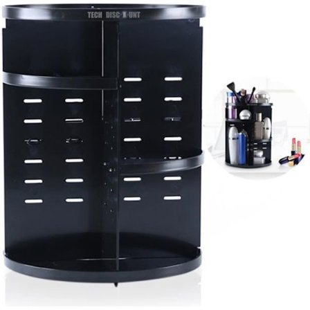 reseset för komfort TD sminkförvaringslåda roterande organisatör för penslar snurrande läppstift billig dam stor