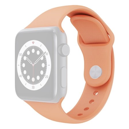 Apple Watch Series 8 (45 mm) / Watch Ultra silikonarmband (standardstorlek) - Honungsdagg Melon Färg