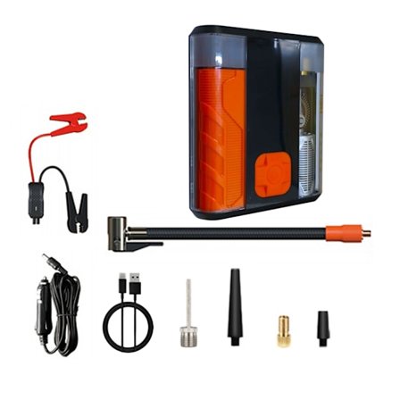 Elektrisk bærbar kompressor dækpumpe genopladelige luftpumper til bilcykel