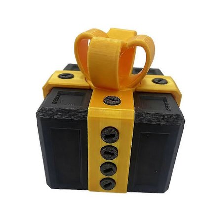 Irriterende Gaveeske Spøk med Skruer Premium 3D-Printet Interaktiv Spøkeleke