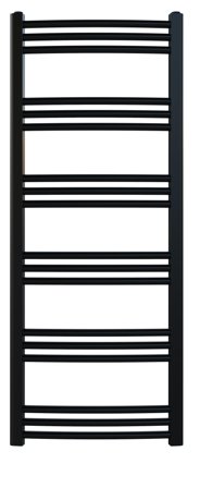 Somatherm CHRD-1250 KOMBI R Handdukstork el- och vattenburen Svart, Badrum