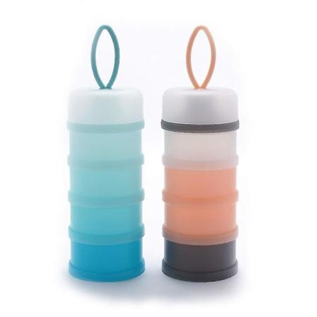 2 kpl vauvanmaidon annostelijaa 480 ml kierrelukittava pinoamaton-the-go bpa-vapaa maidon annostelija välipalavarasto