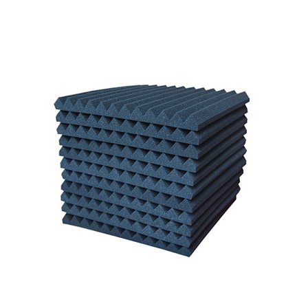 Ääntä vaimentavat vaahtomuovilevyt Black 24-pack M