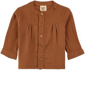 Buddy & Hope Cinnamon GOTS Muslin Shirt 98/104 cm - Tops - 98/104 cm - Brown
