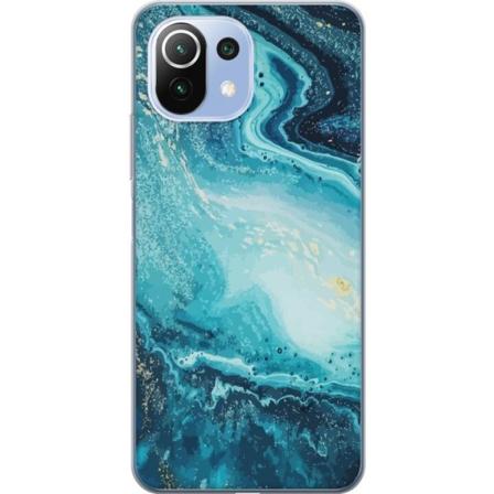 Xiaomi 11 Lite 5G NE Gennemsigtig cover Kunstmønster