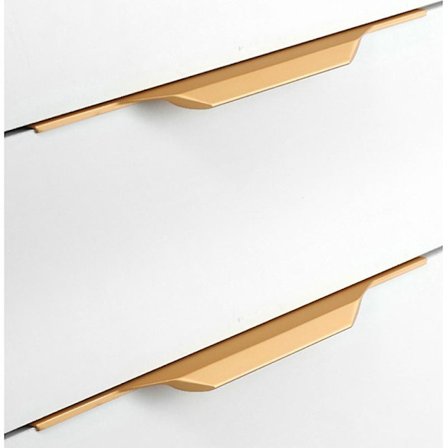 Piilotettu vedin, sormireunan vetokahva, 300mm/400mm kaapin vetimet piilotettu kaapin vedin näkymätön laatikon vedin kotiin keittiön oven laatikkoon 