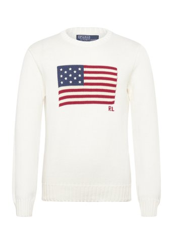 Polo Ralph Lauren 10/1 Roving Cotton-Lsl-Plo - Cream - L