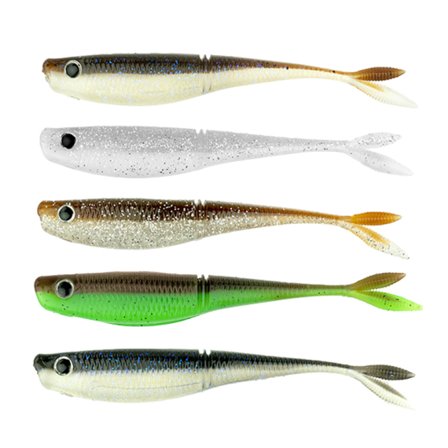 Scout Fluke TPE 12cm (5-pack) - Mix 1