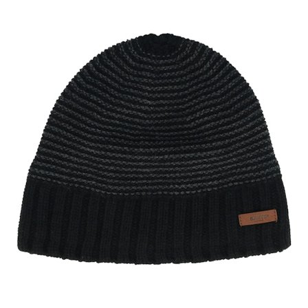 Barts - Negro traditionalbeanie Beanie - Davido Black Beanie @ Hatstore