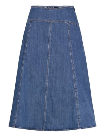 Polo Ralph Lauren | Paneled Denim A-Line Skirt | 34