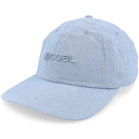 Coal - Blå unconstructed Keps - Encore Light Blue Chambray Dad Cap @ Hatstore