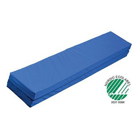 Vilmadrass vikbar, blå - Lyreco - Skolmöbler och inredning - Vila och sova - Sängar, madrasser och tillbehör