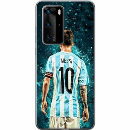 Huawei P40 Pro Genomskinligt Skal Messi
