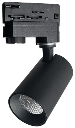 Westal WLT Mini Spotlight Ø46 mm, 8 W, aluminium Svart 3000 K, Belysning