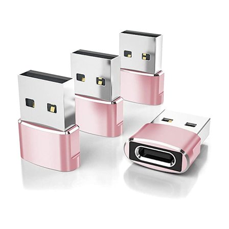 USB till USB C-adapter, USBC hona till A hane OTG-laddare typ C-omvandlare för Apple Watch Ultra iWatch 7 8 9 10, iPhone , Plus Pro Max, AirPods 3