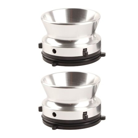 Par profesjonelle polerte aluminiums NAB-navadaptere KLB