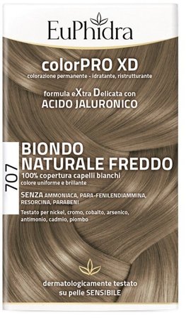 Euphidra ColorPro XD Kit Tinta Capelli 707 Biondo Naturale Freddo