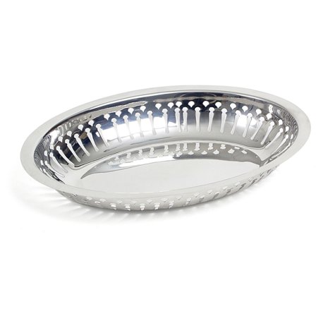 Exxent Hamburgerkurv Rustfri stål 28x20 cm