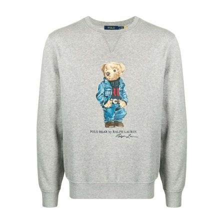 Polo Ralph Lauren, Knitwear Grijs, Heren, Maat:M,Katoen