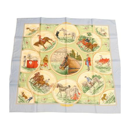 Hermès Vintage, Pre-owned Scarf Geel, Dames, Maat:ONE Size