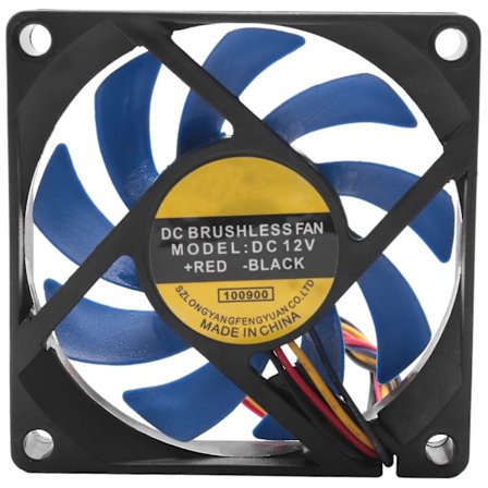 12v DC 32 70mm 4-stifts datorfläkt Cfm Pwm Cpu Pc-fläkt blå svart