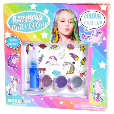 Hårspraysæt med Glitter og Tatoveringer