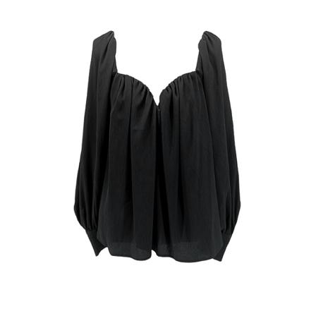 Dondup Blouses Sort, Dame