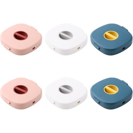 6 stk. kabelopruller, multifunktionel kabelopruller, strækbar ledningsopruller, kabelarrangør, ledningsopbevaringsbeskytter til USB-datakabel, 