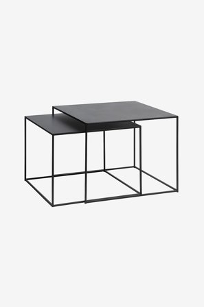 Håum - 2 settbord Skanör - Svart - Sofabord - Fra Homeroom