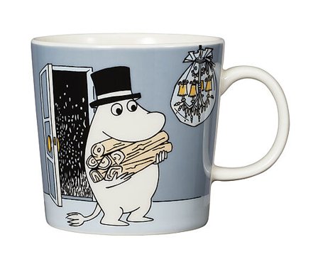 MOOMIN-ARABIA Krus Mummi 0,3l Mummipappa Grå