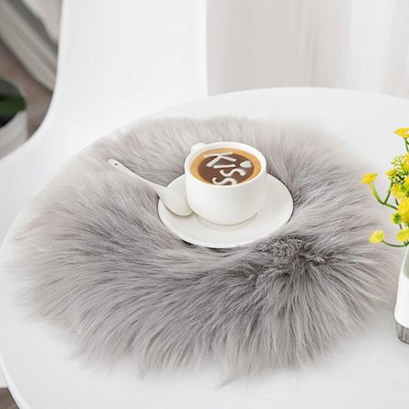 Syntetisk fårskinn Faux fårskinn Imitation Matta Lammskin Matta