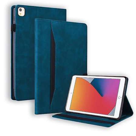 10,2 tommer 9./8./7. generation Kompatibel med iPad-cover, førsteklasses lædercover med S Pen-holder og automatisk sleep/wake-funktion