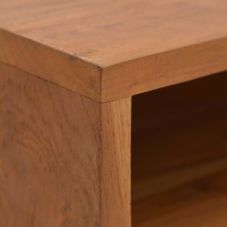vidaXL TV-bänk 110x30x40 cm massiv teak