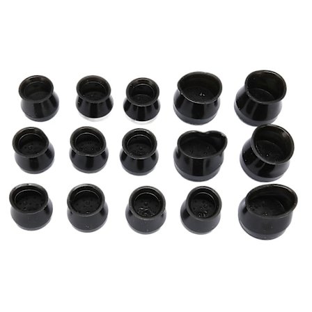 15 stk. Stolbenbeskyttere Gulvbeskyttere Fortykket Silikon Stolbenbeskyttere Filtbunn Stolbenhetter