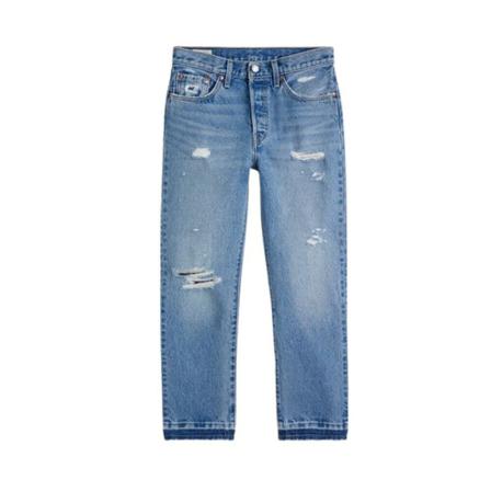 Levi's Straight Jeans , Blauw , Dames , Maat: W28
