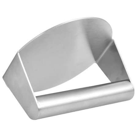 Burger Smash rund grillpress i rustfritt stål Baconpresse Smash Burgerpresse Kjøttpresse Burger Smasher, 5,5"