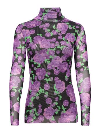Kobycras Blouse Bluse Langermet Lilla Cras*Betinget Tilbud